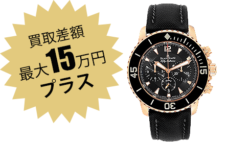 他社と買取額を比較するとこんなに高額に！ブランパン