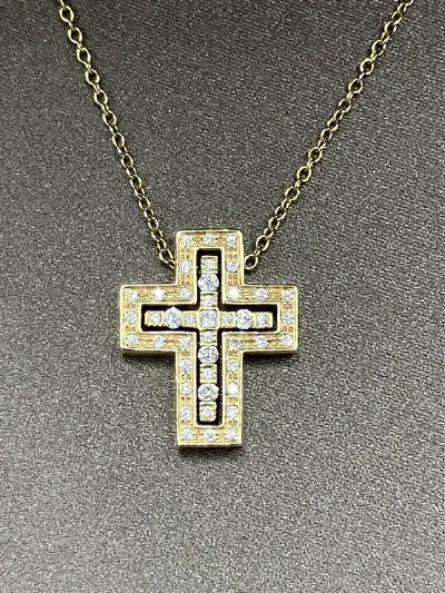 ダミアーニ ベルエポック クロス ダイヤ ネックレス買取｜750YGの美品