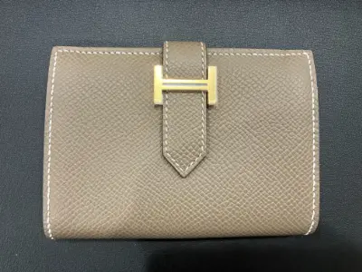 エルメス買取 エルメス ベアンミニ カードケース エトゥープ 東京都