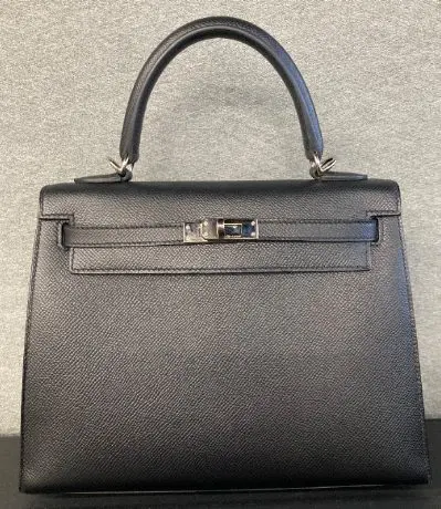 エルメス ケリー25買取｜ブラック×ヴォーエプソンを銀座で高価査定した実例