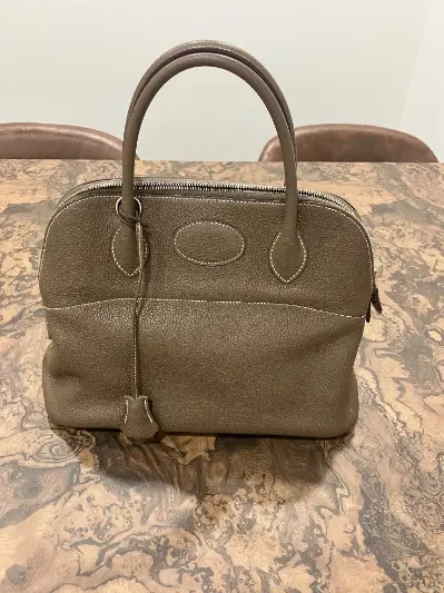 HERMES エルメス ボリード31 シルバー金具 トートバッグ トリヨン